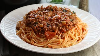 Quick amp Easy Spaghetti Bolognese [upl. by Jaworski]