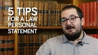 What To Put In A Law Personal Statement  Newcastle University [upl. by Nickey]