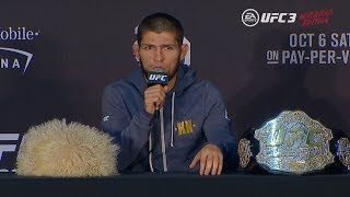 UFC 229 Postfight Press Conference [upl. by Teilo]