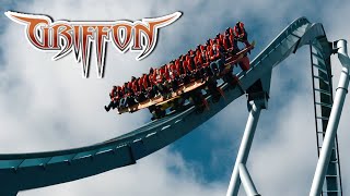 Griffon Review Busch Gardens Williamsburg BampM Dive Coaster [upl. by Dorita]