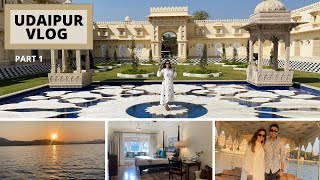 Udaipur Vlog  Oberoi Udaivilas Experience  Room Tour Boat Ride Udaipur Stories amp more  Part 1 [upl. by Tiffy]