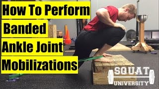 Banded Joint Mobilizations for Stiff Ankles [upl. by Llertak]