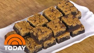 How To Make ‘Brookies’ Brownies Plus Cookies Using Box Mixes  TODAY [upl. by Nevuer]