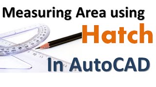 Measure area using hatch command of AutoCAD [upl. by Kaylyn]