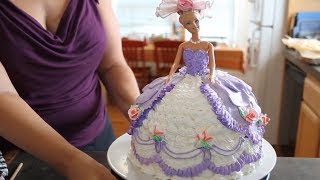 How To Make A Barbie Cake  Cake Decorating [upl. by Eiclud605]