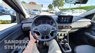 Dacia Sandero Stepway Automatic 2022 Test Drive POV [upl. by Kusin93]