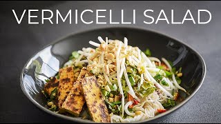 Vermicelli Noodle Salad Recipe thats FULL OF FLAVOUR [upl. by Alita]