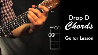 Drop D Chord Shapes [upl. by Amapuna]