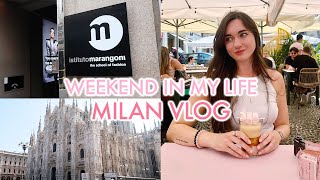 A Weekend In Milan  Italy Travel Vlog 2021 🇮🇹  Istituto Marangoni Milano Shopping [upl. by Ahsienet]