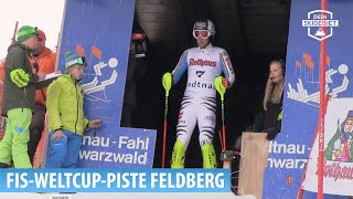 FISWeltcupStrecke im Skigebiet Feldberg Schwarzwald [upl. by Rehpotsrik]