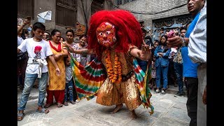 Majipa Lakhe Dance  Majipa Lakhey  Indra Jatra  Lakhey Nani amp Chamati  2076 [upl. by Brunelle989]