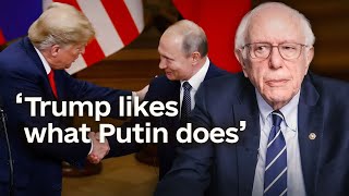 Bernie Sanders on Trump’s alignment with Russia [upl. by Nataniel66]