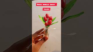 Diy Tulips creative tulips pistashellcraft diy viralshorts youtubeshorts SushmaSriAnupoju [upl. by Drarej423]