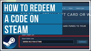 How To Redeem A Code On Steam  Unlock A Game [upl. by Aratehs904]