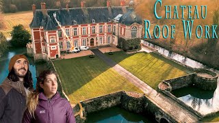 French Chateau Roof Restoration  Chateau Renovation DIY [upl. by Mccowyn997]