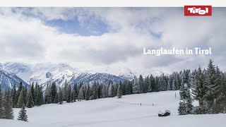 Langlaufen in Tirol Loipen im Tal und auf 2500 m Höhe🏔 [upl. by Ayra]