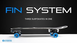 FIN System Demonstration  WATERBORNE SKATEBOARDS [upl. by Ioj]