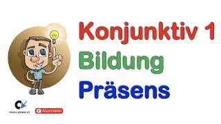 Konjunktiv 1 Präsens Gegenwart Bildung [upl. by Nivart]