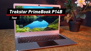 Trekstor PrimeBook P14B im Test TopDesign für Sparer [upl. by Kendricks]