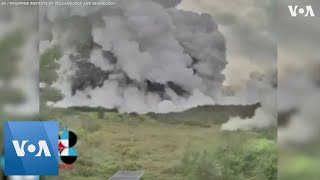 Timelapse Footage of Eruption From Inside Taal Volcano [upl. by Gay301]