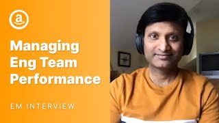 Amazon Software Engineering Manager SDM Interview Managing Performance [upl. by Elmajian]