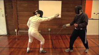 Fencing Basics  Attacks [upl. by Arhat]