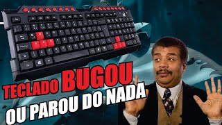 TECLADO TRAVANDO ou PAROU de FUNCIONAR do NADA com MAL FUNCIONAMENTO [upl. by Anihc187]