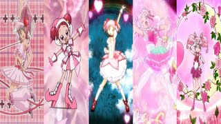 Pink Magical Girl Transformations [upl. by Ennyroc]