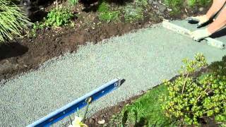 How to build a flagstone walkway part I [upl. by Senilec]