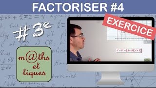 EXERCICE  Factoriser en utilisant les identités remarquables 2  Troisième [upl. by Moureaux632]