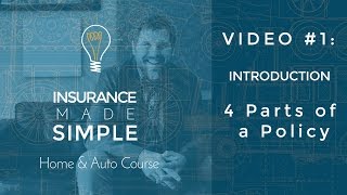 The 4 Parts of An Insurance Policy [upl. by Edison187]