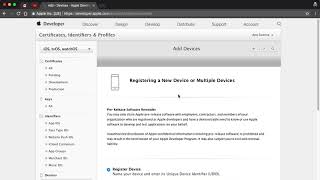 Add UDID of your devices into your Apple Developer Account iOS 11 [upl. by Zales156]