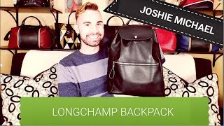 LONGCHAMP Le Foulonné Backpack REVIEW [upl. by Inaleon]