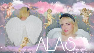 👼Cómo hacer ALAS de ÁNGEL sin plumas Fáciles y Económicas [upl. by Meisel809]