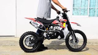 2 STROKE DIRT BIKE LampP JACOB MINI 50CC [upl. by Notlef461]