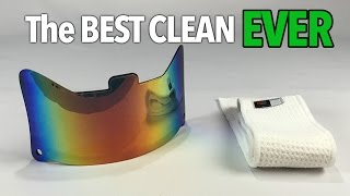 How to CLEAN YOUR VISOR  The 3 Best Ways [upl. by Hsinam58]