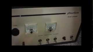 Two late model DampA linear amplifiers Phantom Dual Power amp PDX400 [upl. by Lebyram618]