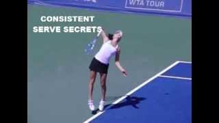 Tennis Serve Consistency Secrets Agnieszka Radwańska [upl. by Benjie]