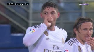 Primer gol de Federico Valverde con Real Madrid 💥 [upl. by Nevetse]