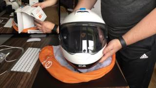 Schuberth C4 Pulse White and SC1 Advanced  UNBOXING [upl. by Ardna]