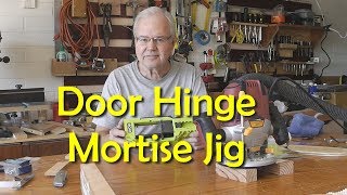 Using a Door Hinge Mortise Jig [upl. by Lulu]