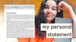 the personal statement that got me into oxford  UCAS [upl. by Daberath339]