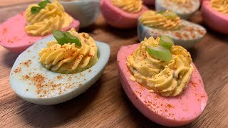 Colorful Deviled Eggs  Naturally Colored [upl. by Yrellav]