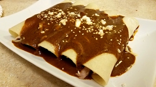 Enchiladas De Mole  Chicken Mole Enchiladas  Mole Sauce Recipe [upl. by Terb480]