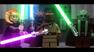 LEGO MACE WINDU vs PALPATINE  Star Wars Episode III [upl. by Schreiber]