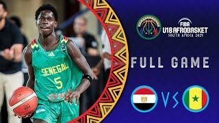 QuarterFinals  Egypt v Senegal  Full Basketball Game  FIBA U18 AfroBasket 2024 [upl. by Truda]