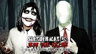 Slenderman VS Jeff the Killer Batalla de Rap Especial Halloween  Keyblade [upl. by Ernald]