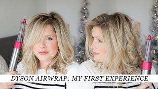 My FIRST TIME trying the Dyson Airwrap Styler [upl. by Mariette]