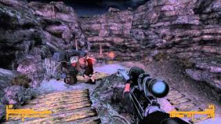 Fallout New Vegas Kill Legate Lanius in Three Shots [upl. by Willdon]