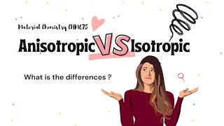 Anisotropic VS Isotropic  What is the differences [upl. by Euton]